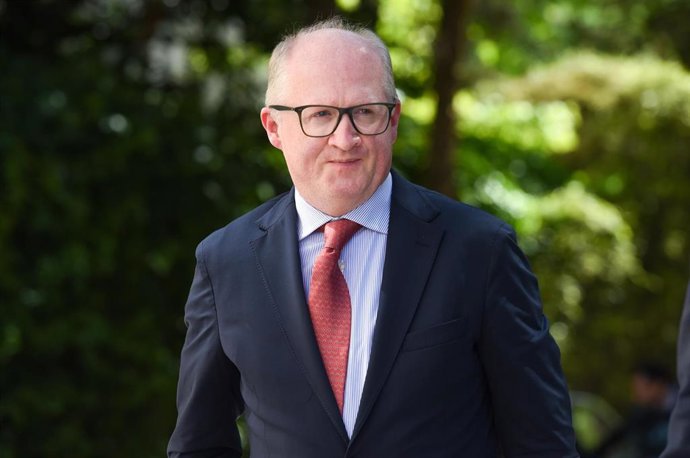 Archivo - El miembro del Comité Ejecutivo del Banco Central Europeo (BCE), Philip R. Lane, a 25 de mayo de 2022, en Madrid (España)