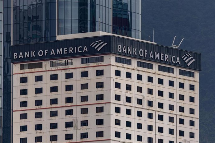 Archivo - La torre del Bank of America en Hong Kong