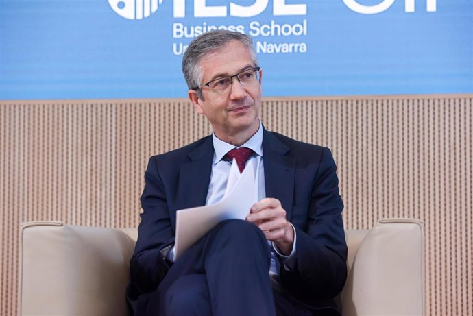 Archivo - El exgobernador del Banco de España, Pablo Hernández de Cos