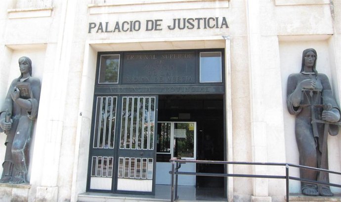 Archivo - Fachada del Palacio de Justicia de Murcia