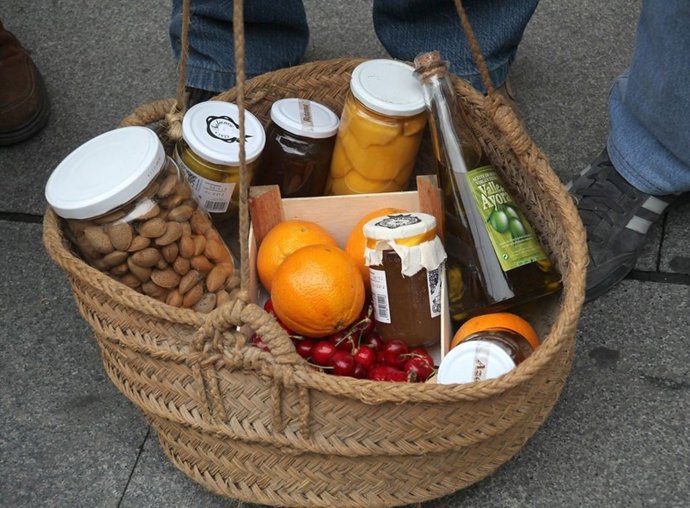Cesta de alimentos de Greenpeace.