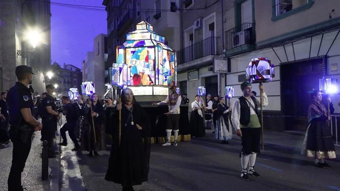 Rosario de Cristal en las calles de Zaragoza