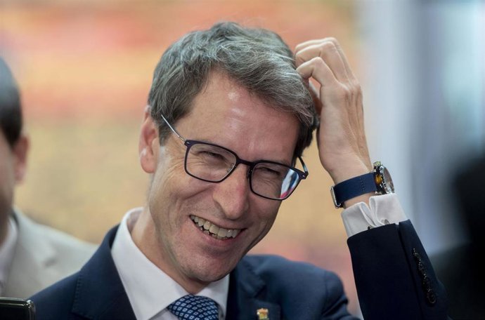Archivo - El presidente del Gobierno de La Rioja, Gonzalo Capellán.