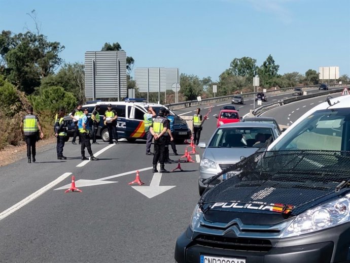 Control móvil conjunto hispano-luso, desarrollado bajo el amparo del Código de Fronteras Schengen y el Acuerdo de Colaboración Policial y Aduanero entre España y Portugal.