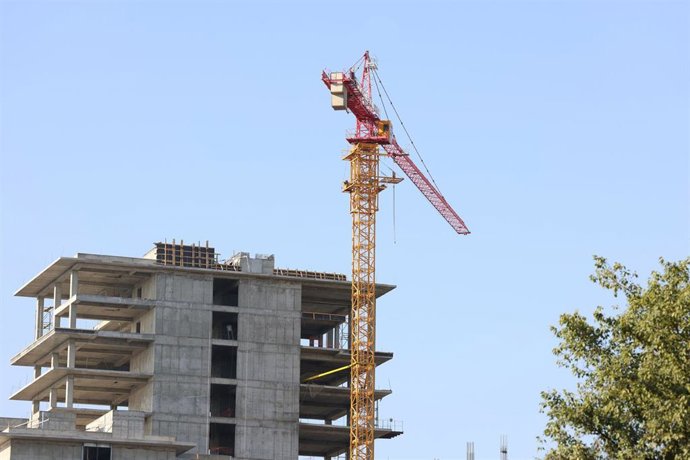 Vivienda en construcción.