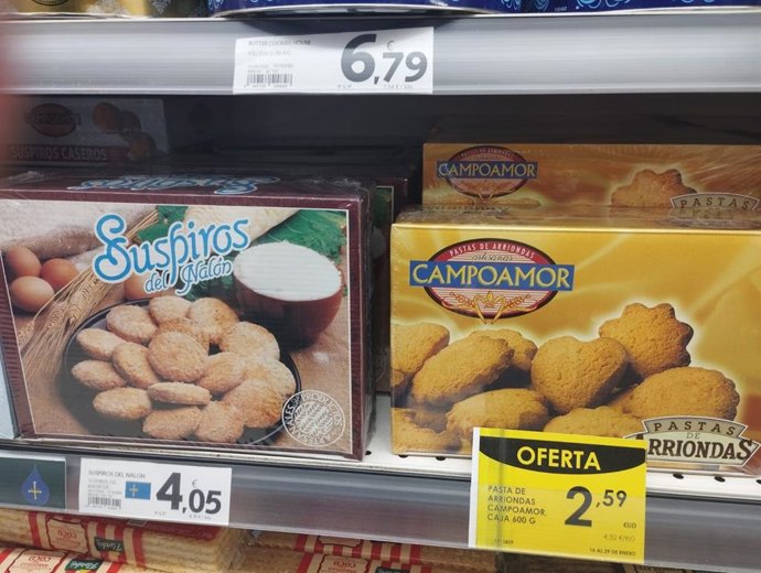 Archivo - Precios, supermercado, IPC, inflacción, productos asturianos.