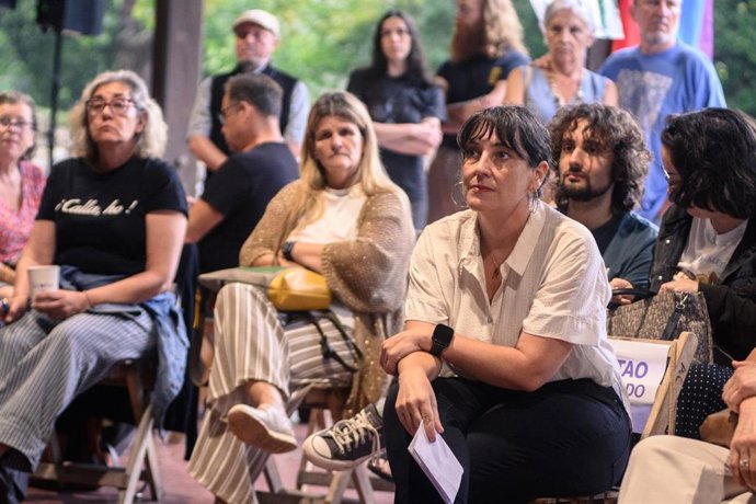 La candidata de Podemos a la Junta General, Eva Fernández.