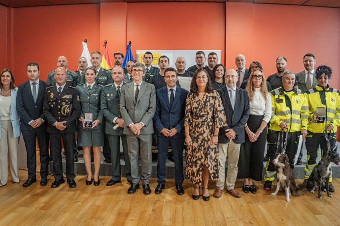 Entrega de las Medallas al Mérito de Protección Civil del Estado en Cantabria