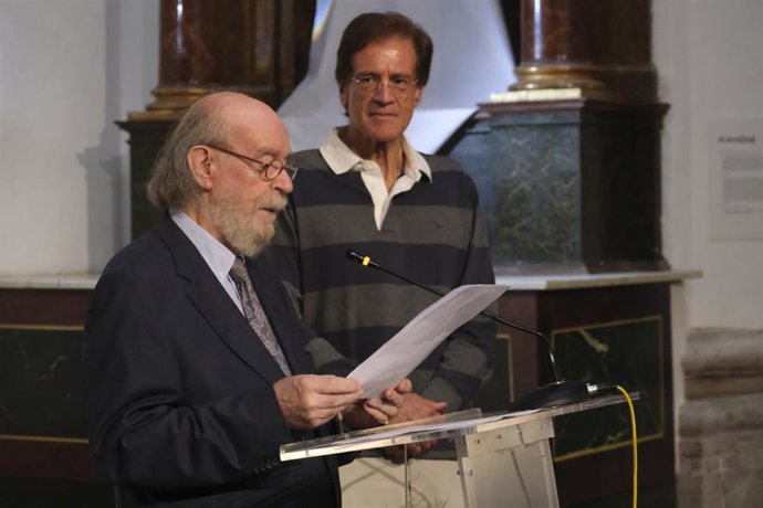 Un momento de la inauguración de la muestra.