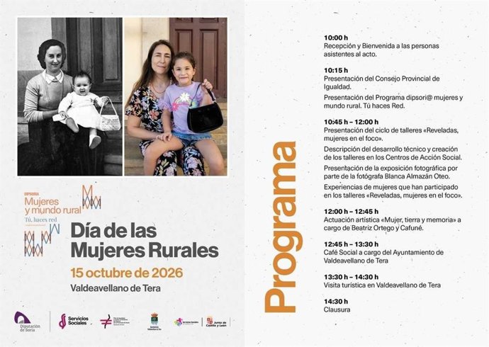 Valdeavellano De Tera Acoge El Día Internacional De Las Mujeres Rurales De La Diputación De Soria .