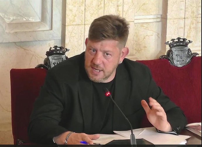 El portavoz del grupo municipal de Con Málaga, Nicolás Sguiglia