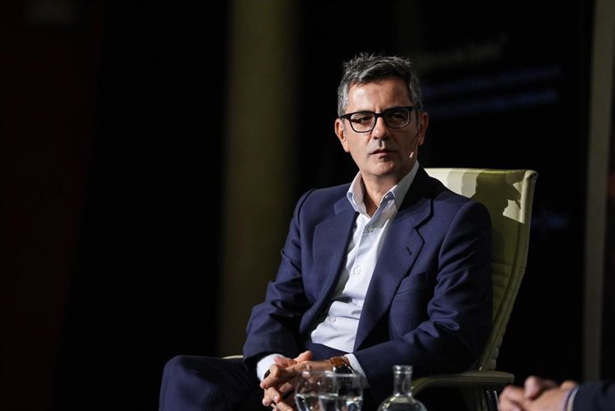 El ministro de la Presidencia, Justicia y Relaciones con las Cortes, Félix Bolaños, 