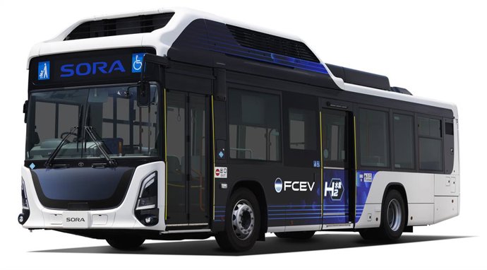 El nuevo autobús Sora, de Toyota, propulsado por hidrógeno