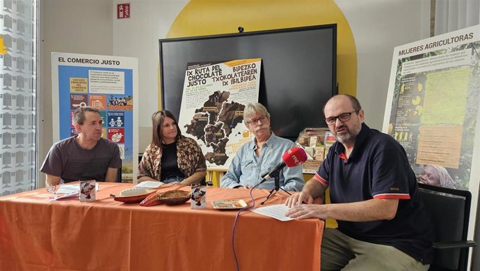 Presentación de la novena edición de la Ruta del Chocolate Justo de Navarra