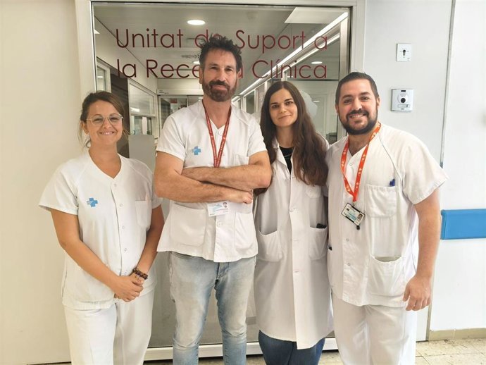 El equipo de Bellvitge a cargo del estudio.