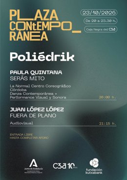 Cartel de 'Poliedrik'.