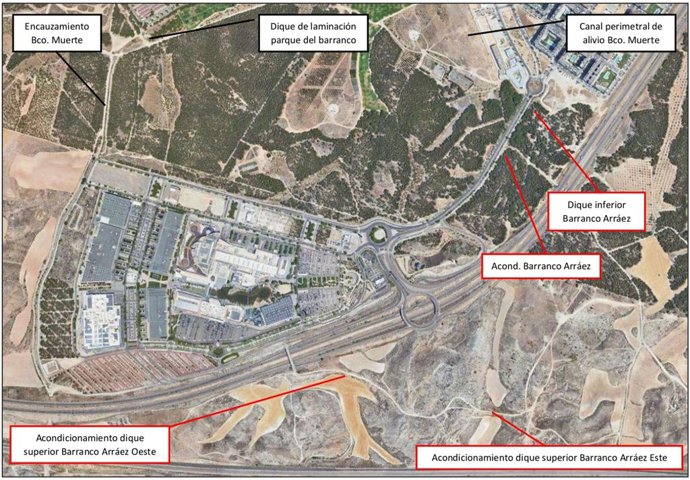Aprobado el proyecto de diques de laminación del barranco de Arráez para blindar el entorno de Parque Venecia