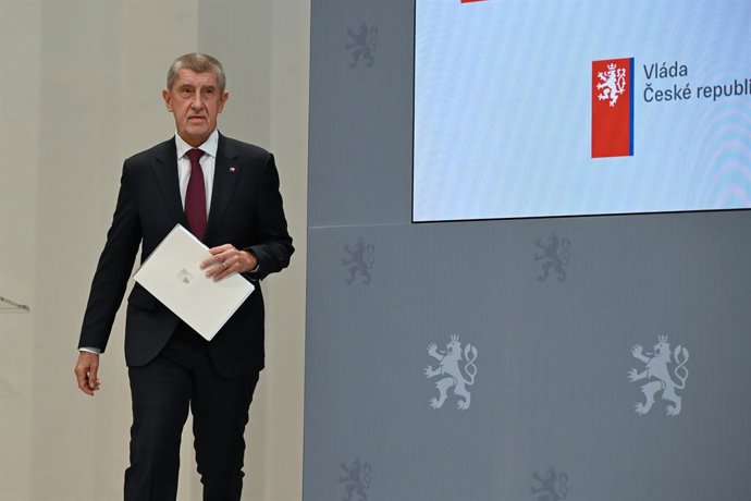 Archivo - December 15, 2025, Prague, Prague, Czech Republic: Prime Minister Andrej Babis seen during the press conference after the first meeting of the new Czech government. Czech President Petr Pavel today appointed a new government led by Andrej Babis,