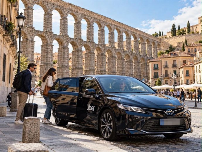 Uber estrena su servicio de excursiones privadas en España con itinerarios desde Madrid a Toledo o Segovia.