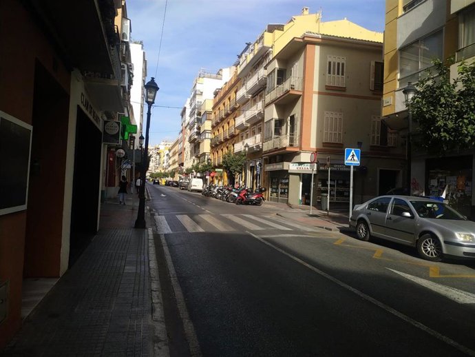Archivo - Calle La Victoria de Málaga capital cerca de donde ocurrieron los hechos.