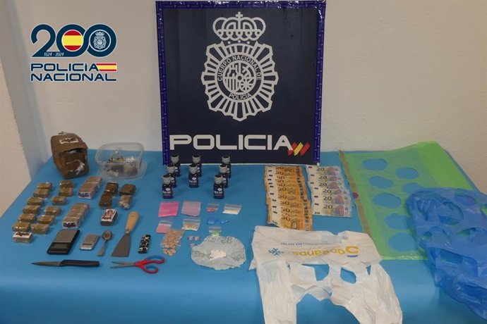 Material incautado por Policía Nacional