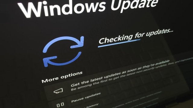 Archivo - Imagen de la pantalla de Windows Update de Windows.