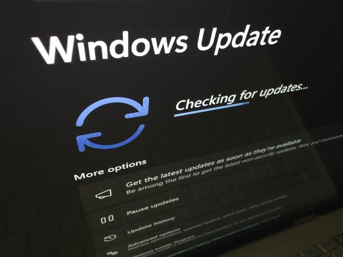 Archivo - Imagen de la pantalla de Windows Update de Windows.