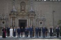 El Rey preside el Patronato del Monestir de Poblet (Tarragona) con Illa, Urtasun, Llorca, Azcón y Prohens