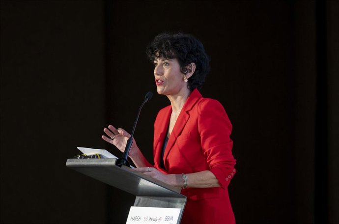 La ministra de Inclusión, Seguridad Social y Migraciones y portavoz del Gobierno, Elma Saiz.