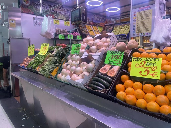 Un mercado de Zaragoza