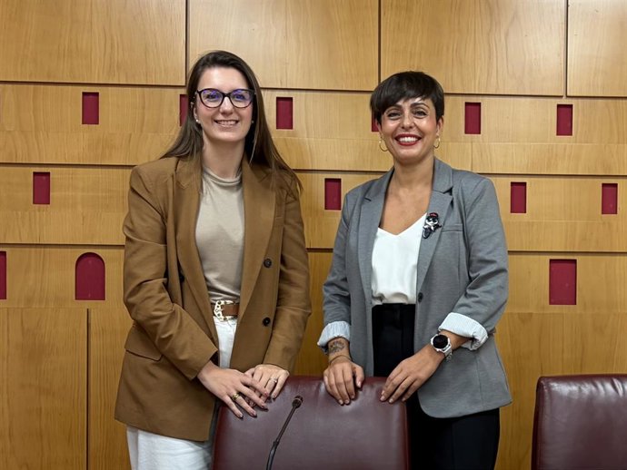 Maria Nanclares (ezkerrean) eta Rocio Vitero
