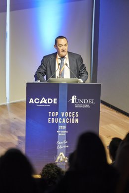 Archivo - El presidente de la Asociación de Centros Autónomos de Enseñanza Privada (ACADE), Juan Santiago,