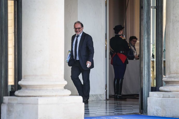 Archivo - March 4, 2026, Paris, France, FRANCE: Paris, France le 04 mars 2026 - Sortie du conseil des ministres au palais de l Elysee - Exit of the Council of Ministers at the Elysee Palace.Ici M. Emmanuel MOULIN