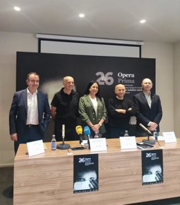 Presentación de la 26ª edicición del Festival de Cine Ópera Prima de Tudela, que rendirá homenaje a David Trueba.
