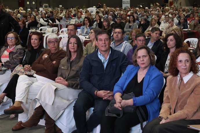 El secretario xeral del PSdeG, José Ramón Gómez Besteiro, asiste en Lugo a una jornada organizada por Fademur