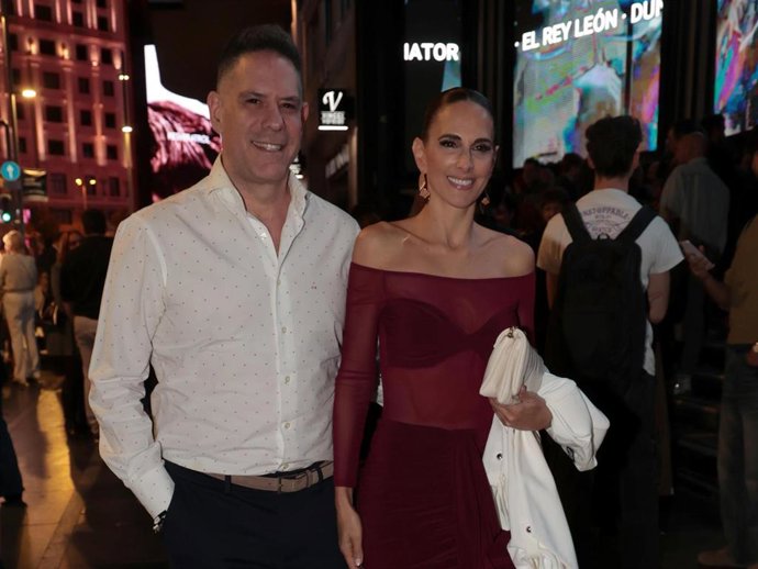Nuria Fergó y su pareja, Claudio Bruno