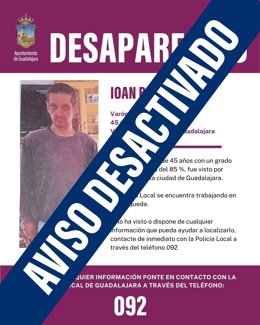 Cartel de la desactivación de la búsqueda de Ioan B.