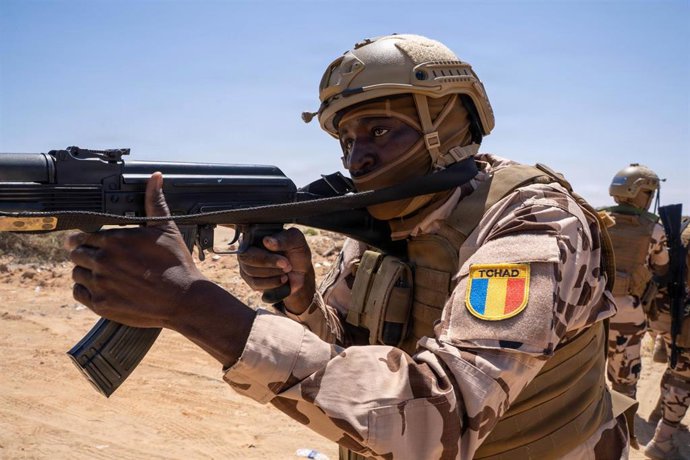 Un militar chadiano