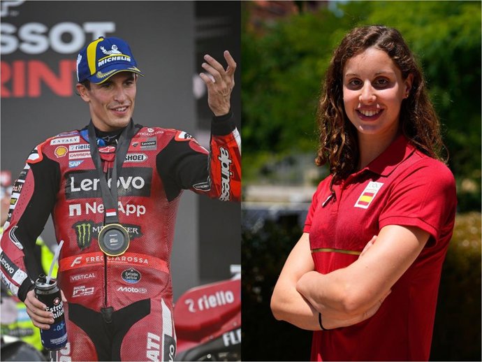 Marc Márquez e Iris Tió