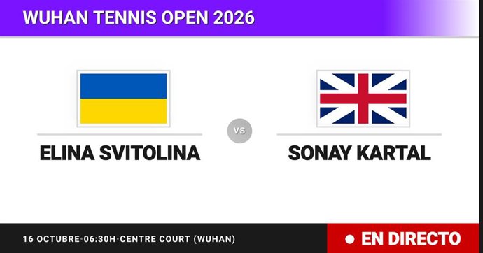 Elina Svitolina - Sonay Kartal: resumen y estadísticas del partido de Cuartos de final de Wuhan Tennis Open