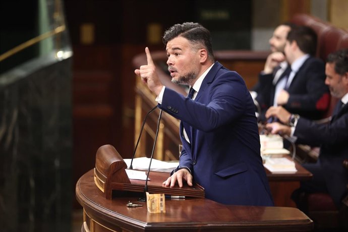 El cap de llista d'ERC per Barcelona a les eleccions generals, Gabriel Rufián