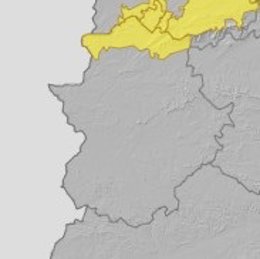 Alerta amarilla en el norte de la provincia de Cáceres para el 16 de octubre