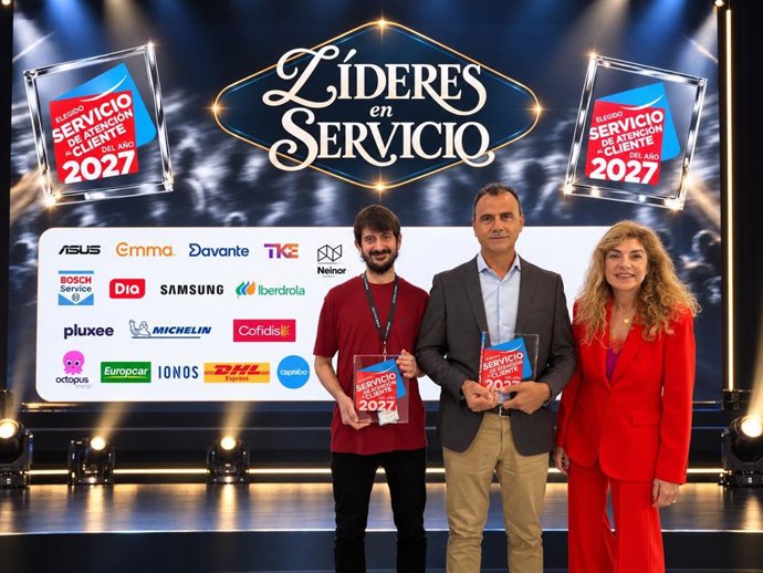 Momento de la entrega de premios