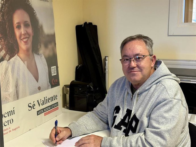 El nuevo concejal de Ciudadanos Segovia, José Antonio Manrique .