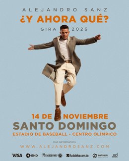 Alejandro Sanz suma Santo Domingo a su gira mundial '¿Y ahora qué?'