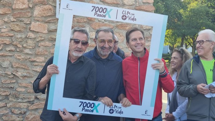 Caminata de los 7.000 pasos de 'CLM x la vida' en Valdepeñas.