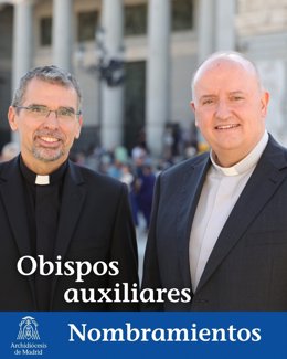 Fernando Murga y Andrés Martínez, nuevos obispos auxiliares de Madrid