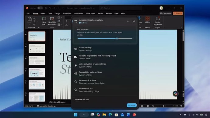 Nova experiência de pesquisa no Windows 11.