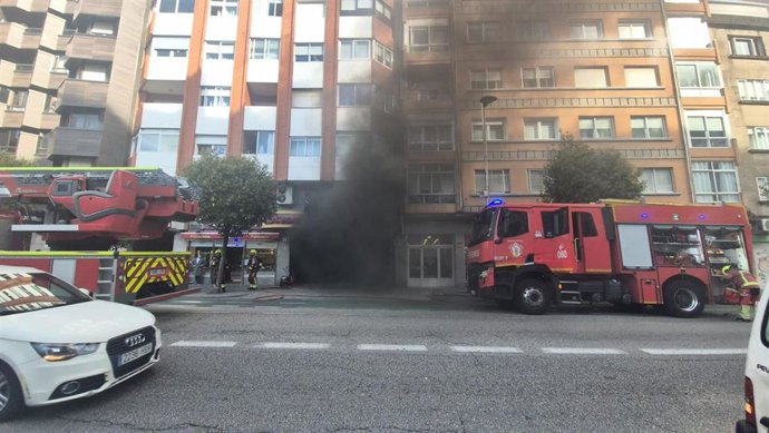 Imagen del incendio.