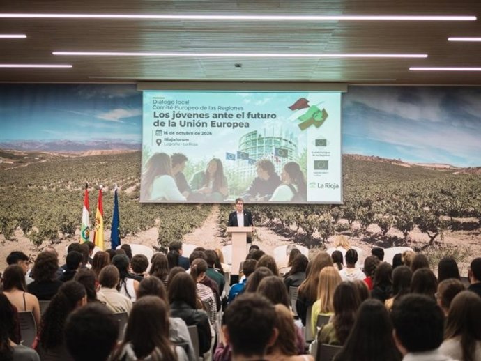 Gobierno de La Rioja y el Comité Europeo de las Regiones reúnen a 250 jóvenes para debatir sobre el futuro de la UE